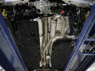 aFe Rebel Series 2.5in 409 SS Cat-Back Exhaust w/ Black Tip 2022 Ford Maverick - 49-33144-B