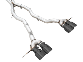 AWE Track Edition Catback Exhaust for BMW G8X M3/M4 - Diamond Black Tips - 3020-42482 Photo - out of package