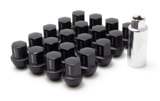 Wheel Mate WM14T Closed End Lug Nuts - QTY 20/Black - WM14TB20 User 1