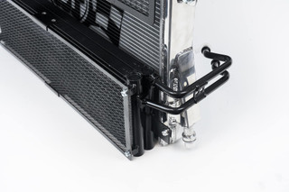 CSF BMW M3/M4 (G8X) Transmission Oil Cooler w/ Rock Guard - 8221
