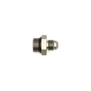 DeatschWerks 8AN ORB Male to 6AN Male Flare Adapter (Incl O-Ring) - Anodized Matte Black - 6-02-0401-B Photo - Primary