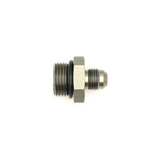 DeatschWerks 10AN ORB Male to 6AN Male Flare Adapter (Incl O-Ring) - Anodized Matte Black - 6-02-0407-B Photo - Primary