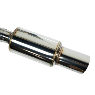 Remark 08-14 Subaru WRX / STI Hatch Cat-Back Exhaust R1 Spec Single Exit Stainless Steel - RK-C1076S-02