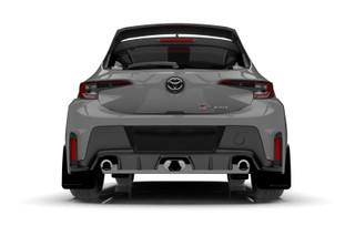 Rally Armor 2023 Toyota GR Corolla Black UR Mud Flap w/ Dark Grey Logo - MF89-UR-BLK-DGRY User 1