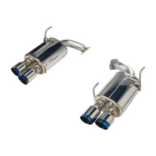 Remark 2022+ Subaru WRX VB Axle Back Exhaust w/Burnt Stainless Steel Single Wall Tip - RO-TTVB-SM