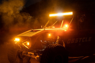 Rigid Industries E-Series 10in. Spot w/ Amber PRO Lens - 110223 Photo - Mounted