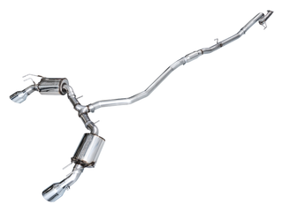 AWE Tuning 2022+ Honda Civic Si FE1 FWD Touring Edition Catback Exhaust - Dual Chrome Silver Tips - 3015-32331 Photo - Primary