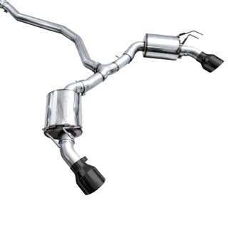 AWE Tuning 2022+ Honda Civic Si FE1 FWD Touring Edition Catback Exhaust - Dual Diamond Black Tips - 3015-33331 Photo - out of package