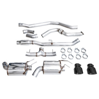 AWE Tuning 2022+ Honda Civic Si FE1 FWD Touring Edition Catback Exhaust - Dual Diamond Black Tips - 3015-33331 Photo - out of package