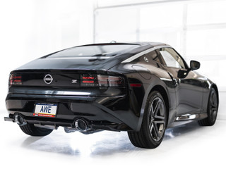 AWE 2023 Nissan Z RZ34 RWD Track Edition Catback Exhaust System w/ Chrome Silver Tips - 3020-32400 Photo - Mounted