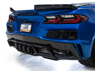 AWE 2023 C8 Corvette Z06 SwitchPath Cat-Back Exhaust - Diamond Black Tips - 3025-43906 Photo - Mounted