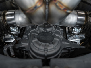 AWE 2023 C8 Corvette Z06 SwitchPath Cat-Back Exhaust - Diamond Black Tips - 3025-43906 Photo - Mounted