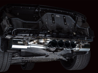 AWE 2023 C8 Corvette Z06 SwitchPath Cat-Back Exhaust - Diamond Black Tips - 3025-43906 Photo - Mounted