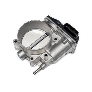 IAG Performance Big Bore 76mm Throttle Body w/ Electronics & Silver Adapter Package for Subaru STI Process West Intake Manifolds - IAG-AFD-2028SL