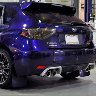 IAG Performance RockBlocker Smoked Tail Light Overlay Film Kit 2008-14 Subaru WRX / STI Hatchback - IAG-BDY-2004