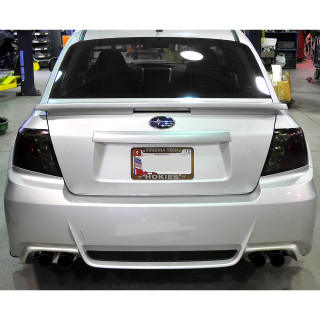 IAG Performance RockBlocker Smoked Tail Light Overlay Film Kit 2008-14 Subaru WRX 11-14 STI Sedan - IAG-BDY-2009
