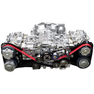 IAG Performance Timing Belt Kit with IAG Red Racing Belt Timing Guide Idlers & Tensioner 02-14 WRX 04-21 STI - IAG-ENG-5131RD