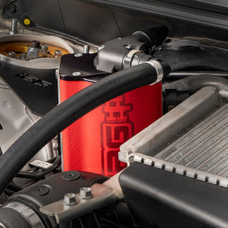 IAG Performance Air Oil Separator AOS 2022+ WRX Red - IAG-ENG-7188RD Installed 3