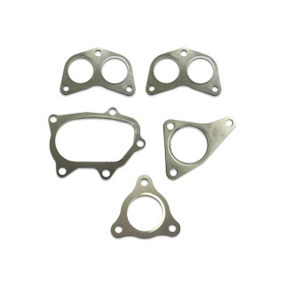 IAG Performance Subaru Stainless Steel Exhaust Gasket Set (5 Piece) for 3-Bolt Uppipe - IAG-EXT-4235