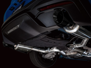 AWE 2024 Ford Mustang GT Fastback S650 RWD Touring Catback Exhaust w/ Dual Diamond Black Tips - 3015-33650 Photo - Mounted