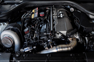 CSF Gen 2 B58 Race X Charge-Air-Cooler Manifold - Raw Billet Aluminum Finish - 8400 Photo - Mounted