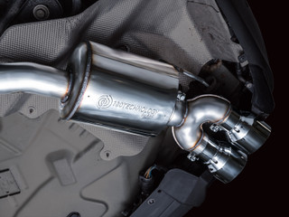 AWE Tuning 2020+ Ford Explorer ST Touring Edition Exhaust w/ Chrome Silver Tips - 3015-42625 Photo - Mounted