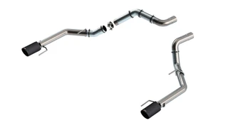 Borla 21-23 Ford Raptor 3in Connection Pipe 4.5in Tip - Carbon Fiber Black Anodized - 60727CFBA Photo - Primary