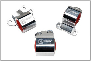 Innovative 92-95 Civic B/D Series Silver Aluminum Mounts 60A Bushings (2 Bolt) - B19550-60A Photo - Primary