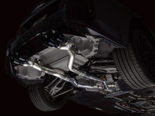 AWE Tuning 23-24 BMW G87 M2 Track Edition Exhaust - Diamond Black Tips - 3020-43487 Photo - Mounted