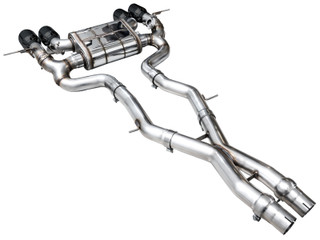 AWE Tuning 23-24 BMW G87 M2 SwitchPath Edition Exhaust - Diamond Black Tips - 3025-43487 Photo - Mounted