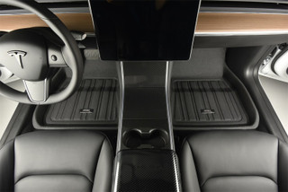 3D Maxpider 2024 Tesla Model 3 Elitect Floor Mat 1st/2nd Row - E1TL06901809 Photo - Mounted