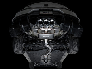 AWE Tuning 2024 Acura Integra Type S DE5 FWD Touring Edition Exhaust w/ Triple Chrome Silver Tips - 3015-52335 Photo - Mounted