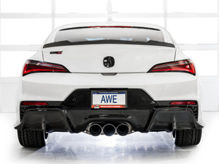 AWE Tuning 2024 Acura Integra Type S DE5 FWD Touring Edition Exhaust w/ Triple Chrome Silver Tips - 3015-52335 Photo - Mounted