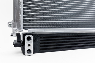 CSF 92-99 BMW E36 Euro Spec High Performance All Aluminum Engine Oil Cooler - 8301 Photo - Mounted