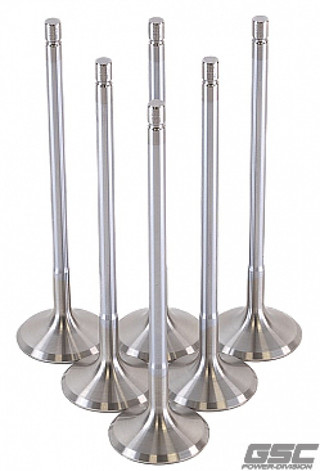 GSC P-D Toyota G16E-GTS 32mm Head (STD) Chrome Polished Exhaust Valve - Set of 6 - 2195-6 User 1