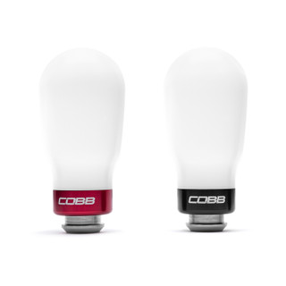 COBB Tuning Subaru 5-Speed Teardrop Weighted Knob - White - 211370-W