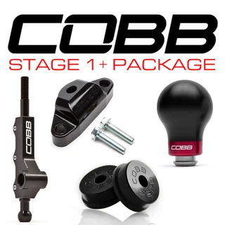 COBB Tuning 02-07 Subaru WRX 5MT Stg 1+ Drivetrain Pkg w/Wide Barrel Shifter (Weighted Knob) - White - 212X01P-WK-W Package