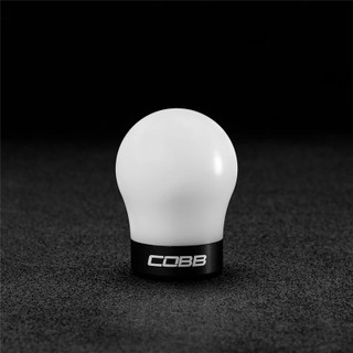 COBB Tuning Ford 13-14 Focus ST/14-15 Fiesta ST White Shift Knob - Black Base - 291350-W-BK Photo - Primary
