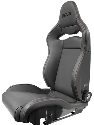 Sparco Seat SPX Special Edition Black/Red w/ Gloss Carbon Shell - Left - 00974ZGLNRRSSX Photo - Primary