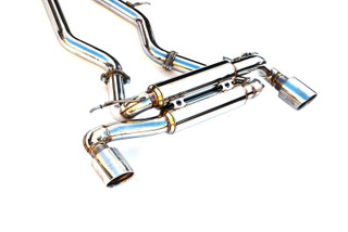 Invidia 20+ Toyota Supra (3.0) Gemini w/Valve Rolled Stainless Steel Catback - HS19TSP4VGM1RS Photo - Close Up