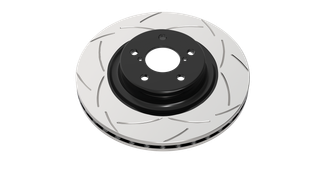 DBA 98-06 WRX Upgrade to STi Calipers w/ Standard 170mm Handbrake Rear Slotted Street Series Rotor - DBA2657S Technical Drawing