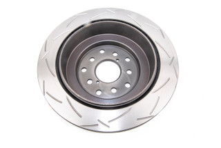 DBA 2001 Subaru Impreza WRX STI 10 Stud Hole Rear Slotted 4000 Series Uni-Directional Rotor - DBA4656S-10 Photo - Close Up