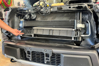 CSF 15-25 Ford F-150 and Raptor Transmission Oil Cooler - 8102 Photo - Mounted