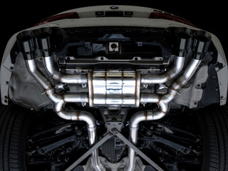 AWE Tuning 20-25 BMW X3 M/M Comp (F97) AWD SwitchPath Axle-back Exhaust - Diamond Black Tips - 3025-43301 Photo - Mounted