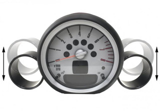 ALTA 07-12 Mini Cooper/S/JCW (Incl. 09-12 Convertible) & 09-12 Clubman Gauge Pod 52-60mm (Single) - AMP-INR-210 Photo - Primary