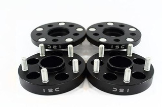 ISC Suspension 5x100 Hub Centric Wheel Spacers 25mm Black (Pair) - WS5X10025B Photo - Primary