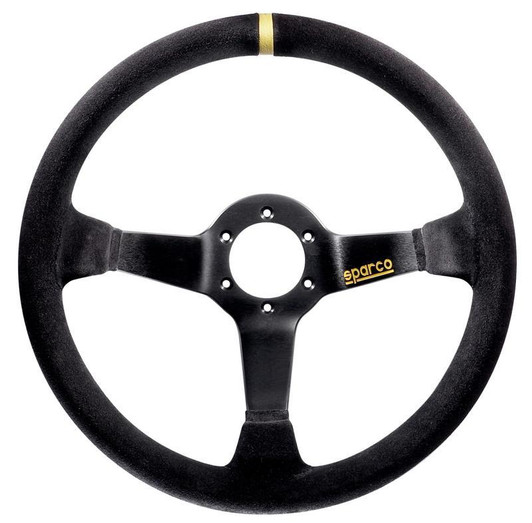 Sparco Steering Wheel 325 Suede Black - 015R325CSN Photo - Primary