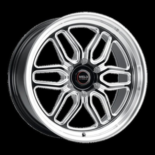 Weld Racing 20x10 Laguna 6 Drag 6x139.7 ET38 BS7.00 Gloss BLK MIL DIA 106.1 - S15300084P38 Photo - Primary