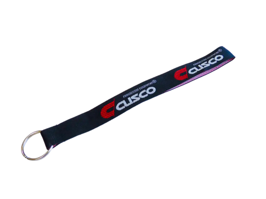 Cusco Keychain with Ring - Black Strap with Cusco Logo - CUS KYR BK User 1
