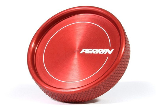 Perrin 02-21 Subaru WRX / 2022 BRZ & GR86 / 04-21 STI / 00-18 Forester XT Oil Fill Cap - Red - PSP-ENG-711RD